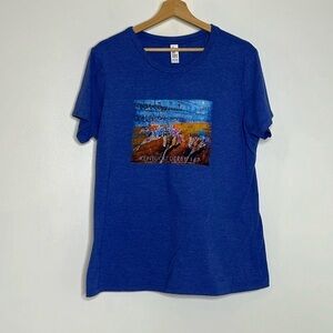 Kentucky Derby 147 blue T-shirt size XL